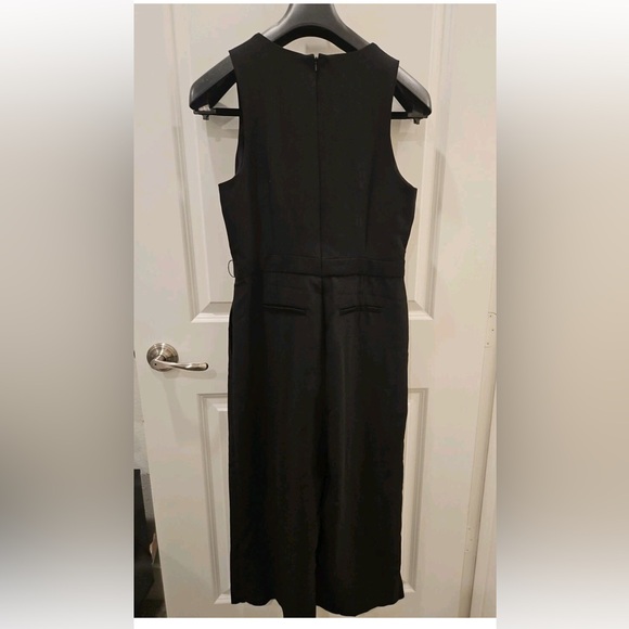Banana Republic Black Sleeveless Jumpsuit Sz 12 - Picture 3 of 7